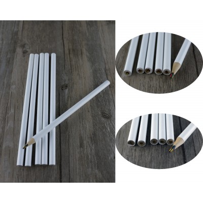 4 color or rainbow color  pencils / 白色油漆筆桿塗鴉四色同芯彩色鉛筆  4 color or rainbow color  pencils / 白色油漆筆桿塗鴉四色同芯彩色鉛筆